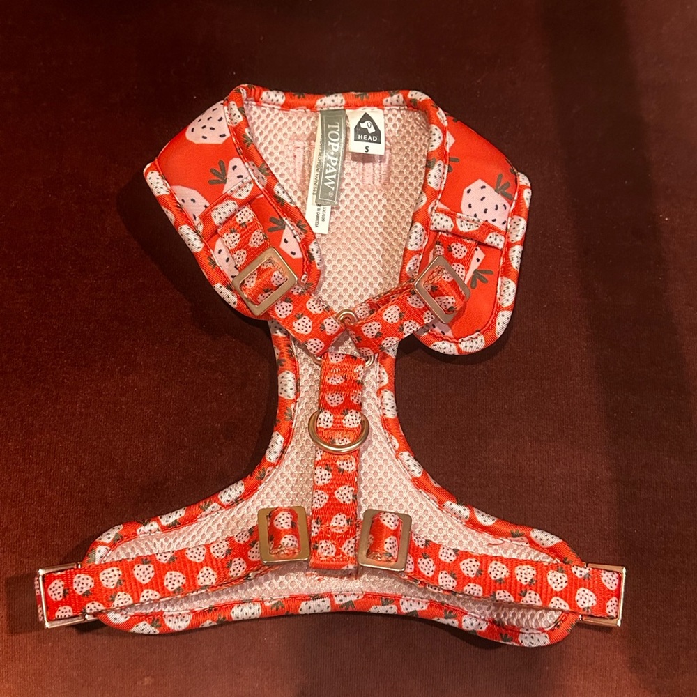 Top Paw Strawberry Neoprene Harness Size Small - Picture 2 of 2
